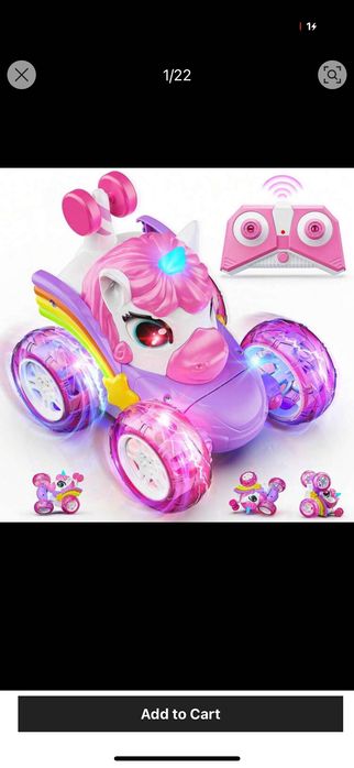Mașină cu telecomandă scamatorii Unicorn