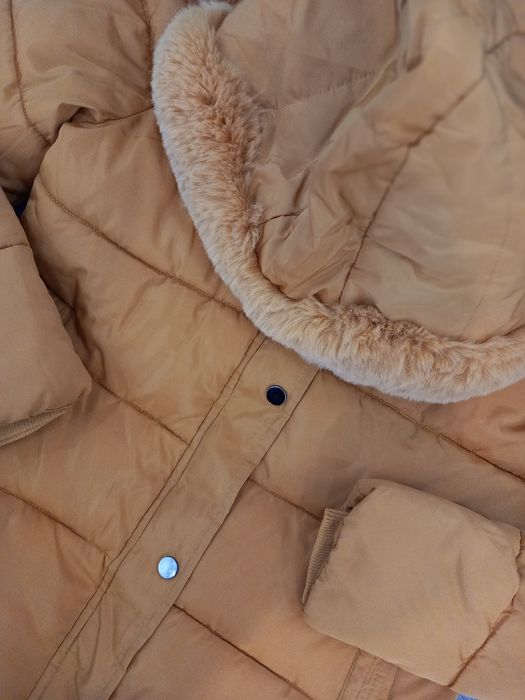 Зимно яке дамско жълто горчица