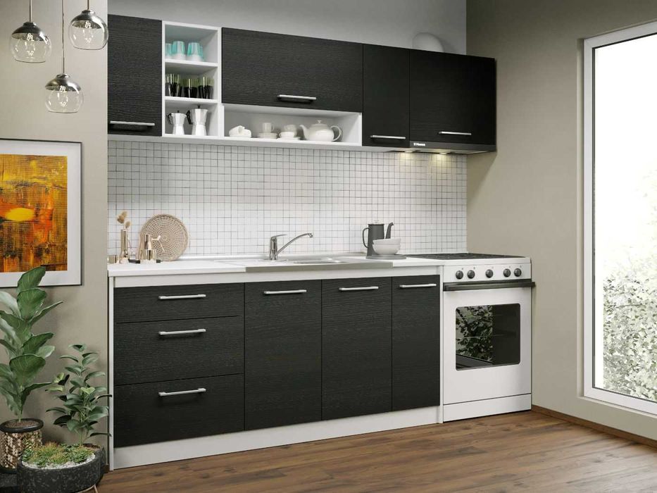 Set Mobila Bucatarie Mina 230 Alb/Ferrara C23