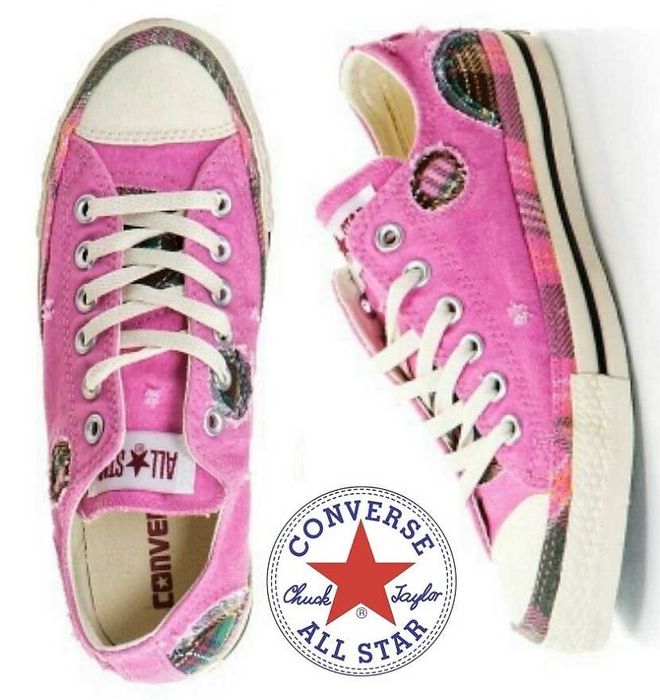 %ПРОМО% CONVERSE ALL STAR № 37½ – Дамски цветни кецове "PALE PINK" нов