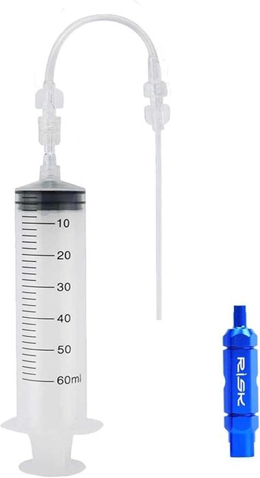 Инструмент за инжектиране на течност за велосипедни гуми