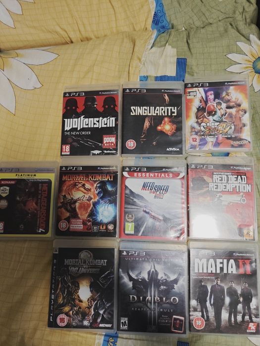 Mortal Kombat Wolfenstein  Street Fighter Singularity Tekken Mafia ps3
