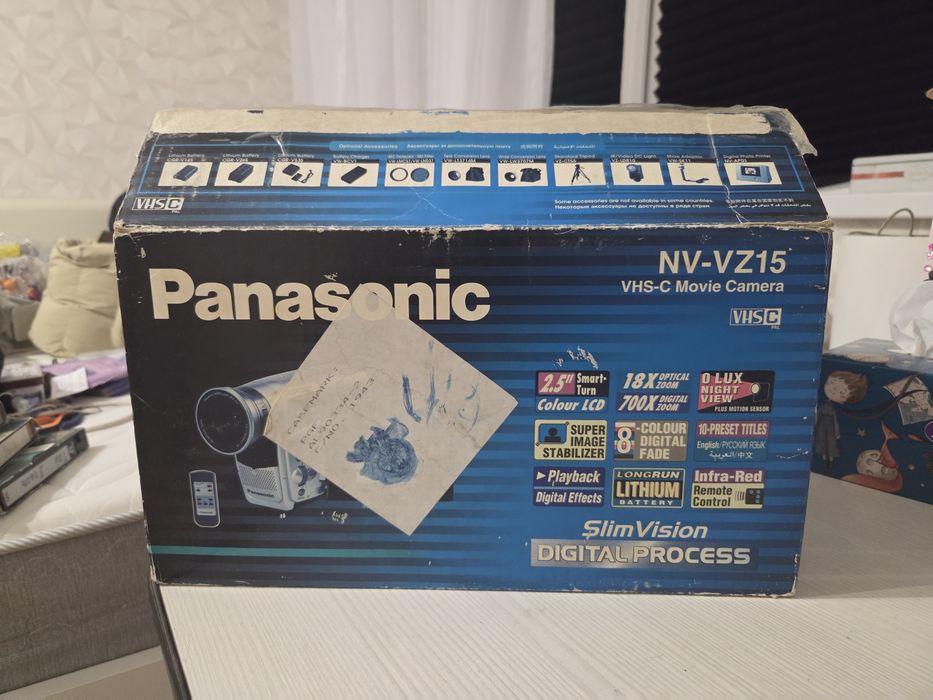 panasonic кассетная видео камера