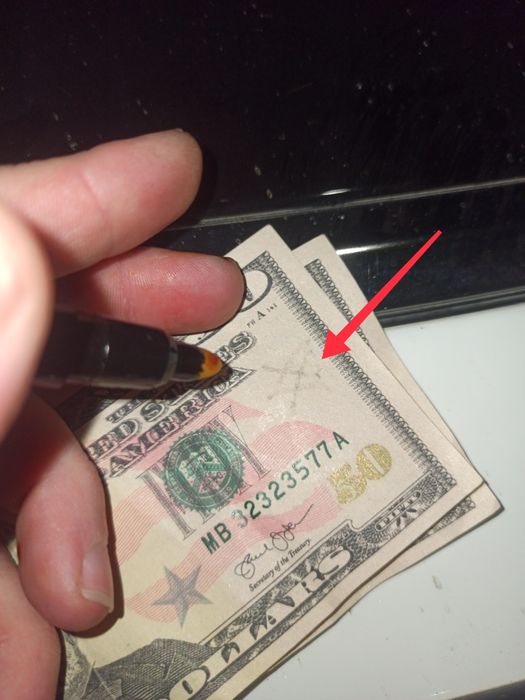 Маркер ручка для проверки денег тестер купюры проверка валюты доллары