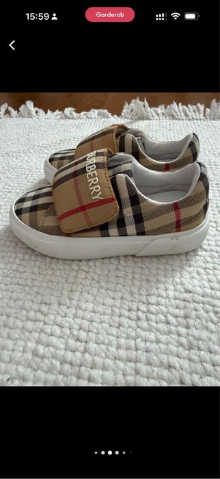 Кеды Burberry kids детские