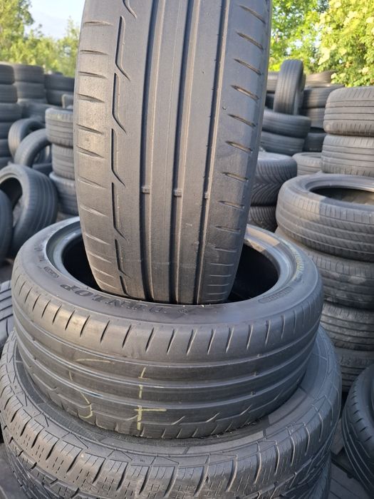 Vand 2 anvelope 205 45 17 dunlop ranflet de vara bune