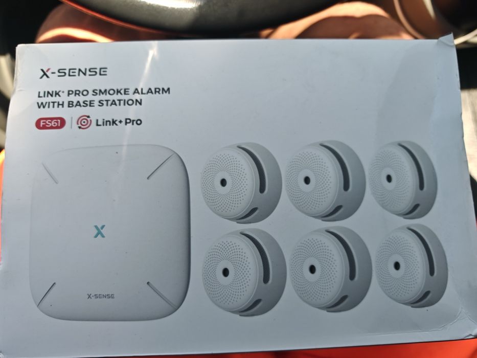 X-Sense FS61 интелигентен детектор за дим XS01-M 6 датчика с базова