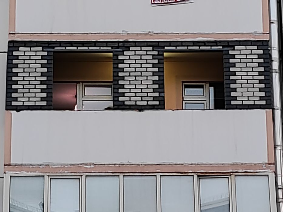 Кладка балкона. Ğisht teramiz Кирпичная кладка Балконга Гишт терамиз К