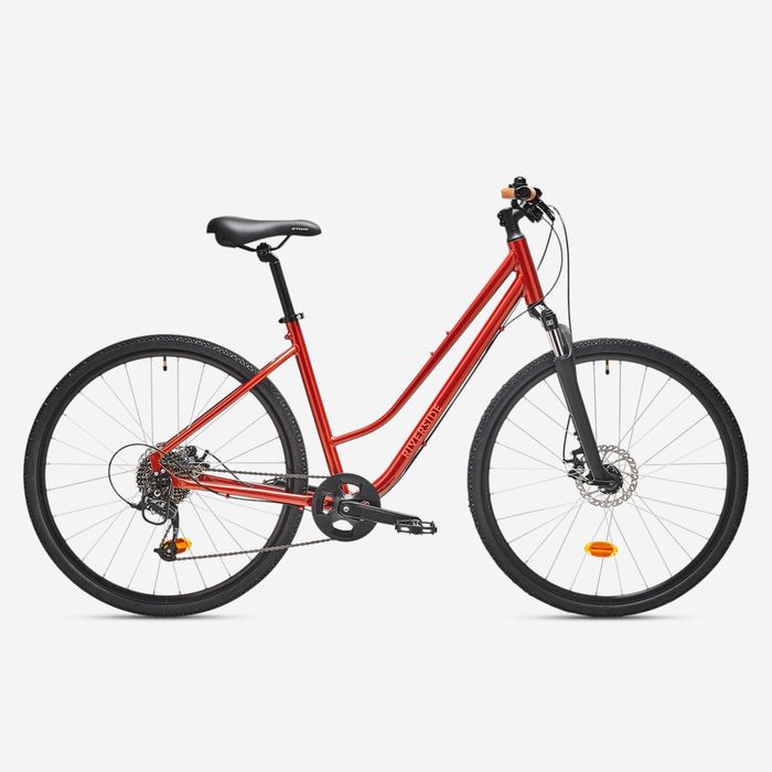 Bicicletă polivalentă Riverside 500 cadru jos - (SecondHand) Decathlon