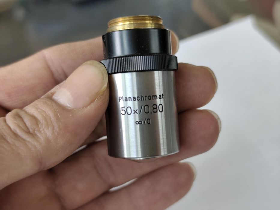 Обектив за микроскоп carl zeiss jena planachromat 50x/0.80 ∞/0