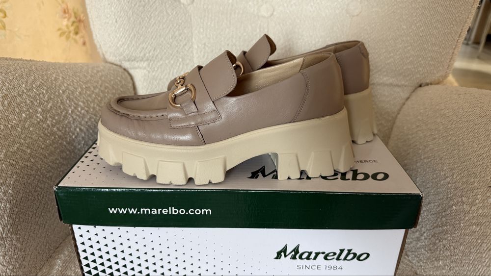 Mocasini piele Marelbo - 36