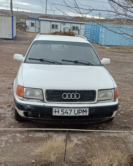 Audi 100, 1992 г.в., универсал, 2.3 л, белый