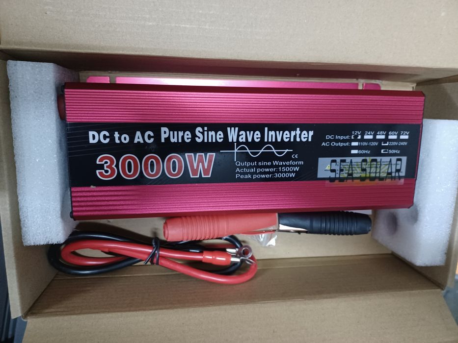 Invertor 2200w și 3000w, pt rulote, autorulote, aplicatii diverse