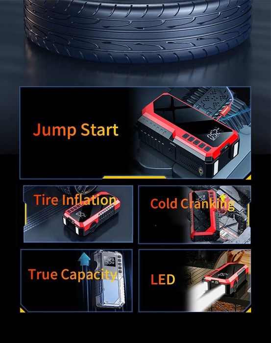 Powerbank, Jump Starter, Повербанк, Бустер, Пусковое устройство, Pover