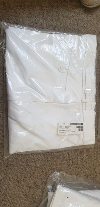 Pantaloni alb marinar