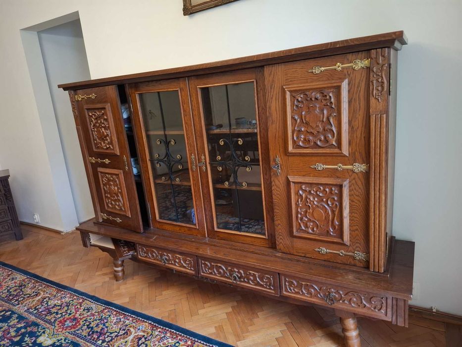 Mobilier rustic din stejar masiv – set complet
