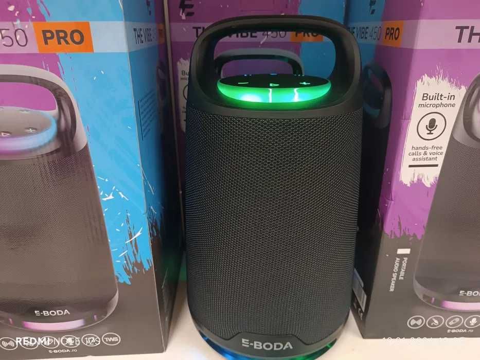 Urgent Boxa portabila noua E-BODA The Vibe 450 Pro, Bluetooth