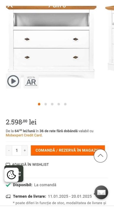 Dormitor Mobexpert Elisabeth complet