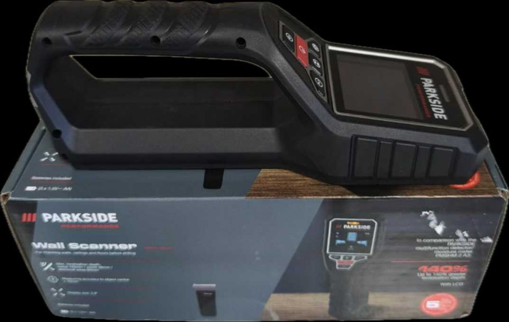 Parkside Performance детектор за откриване на кабели метал дърво тръби