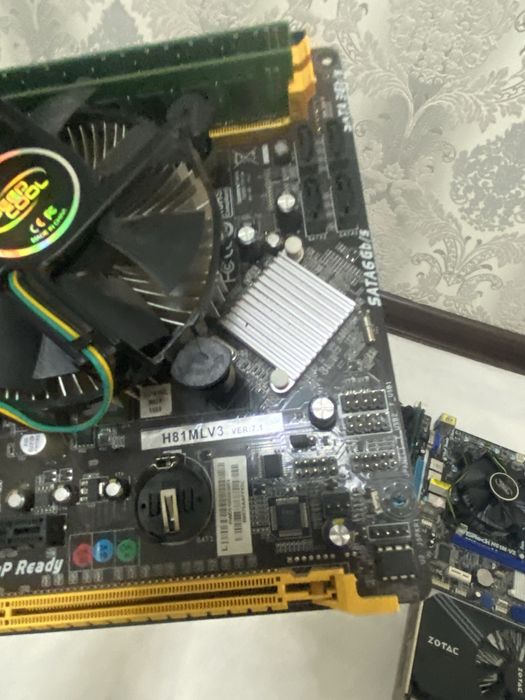Материнская плата h81 ddr3 8gb