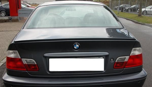 Лип Спойлер за багажник BMW E46 – Черен гланц - БМВ Тунинг