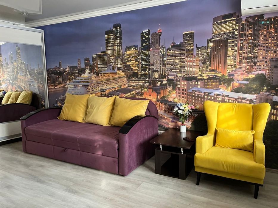 Стильная студия .кондиционер , смарт