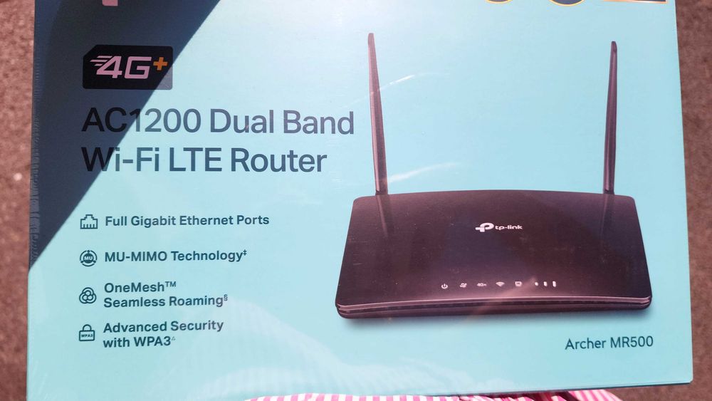 Router Wireless TP-Link Archer MR400 4G LTE, AC1200