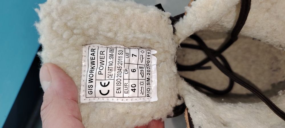 Зимние спец ботинки