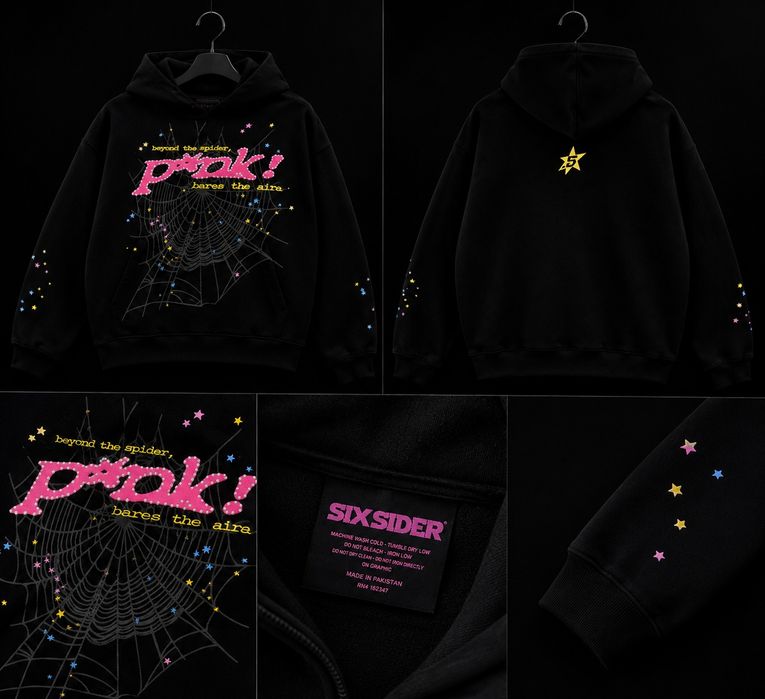 SIXSIDER Spider Web Zip-Up Hoodie

Продаю чёрную толстовку SIXSID
