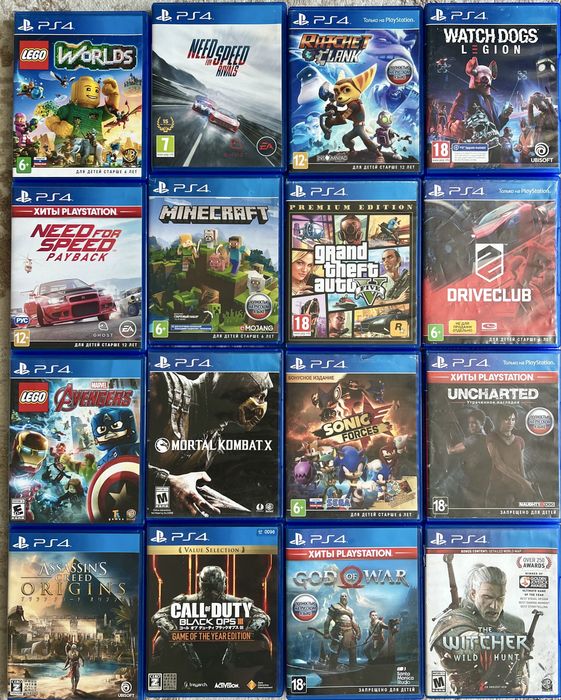 Игры на ps4 ps5 оригинальные