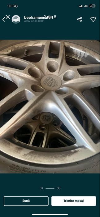 Roti Porsche impecabile 265/50/19 iarna