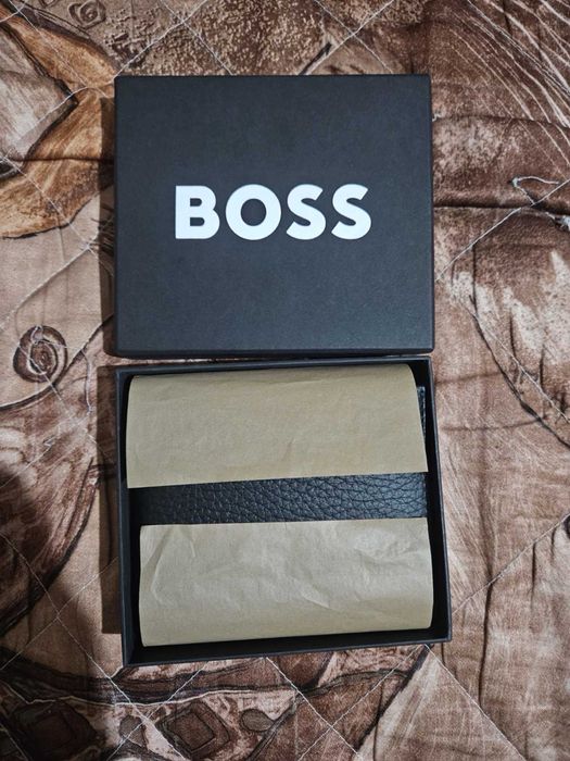 Мъжки портфейл BOSS естествена кожа