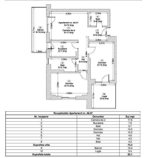 Apartament 3 camere -  Estoria City L2 - 3 minute de metrou N. Teclu