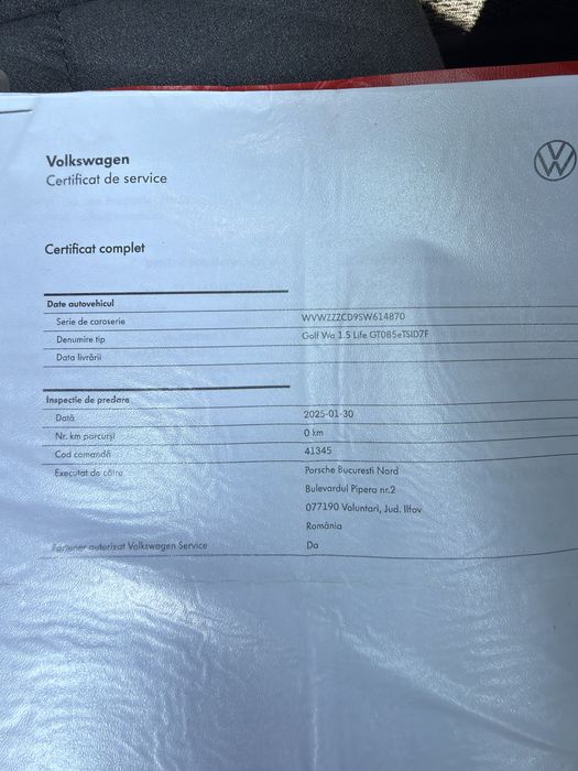 Volkswagen Golf 8.5 (2025) (Garantie 2029)