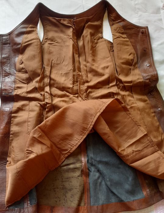 Sarafan piele naturala