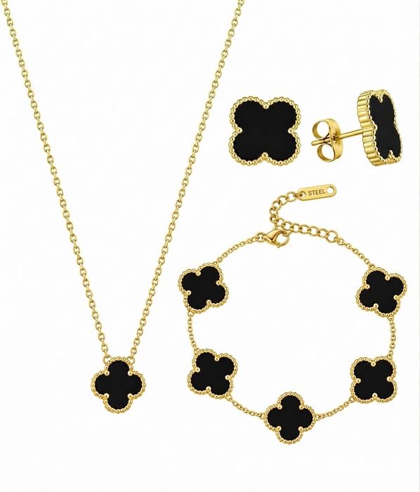 Златен комплект бижута Van Cleef
