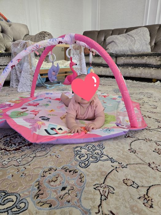 Развивающий коврик + дуга на коляску