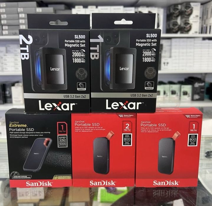 Новый Transcend.1T/ 2tb. Seagate 1t/2tb. Toshiba 1t/2tb. Lexar magsafe