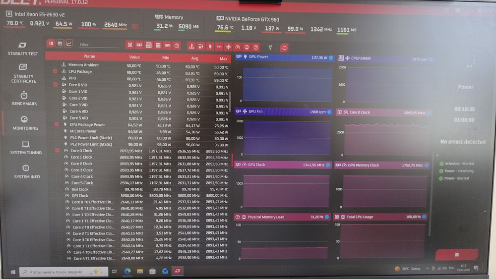 Процессор Xeon E5-2630v2