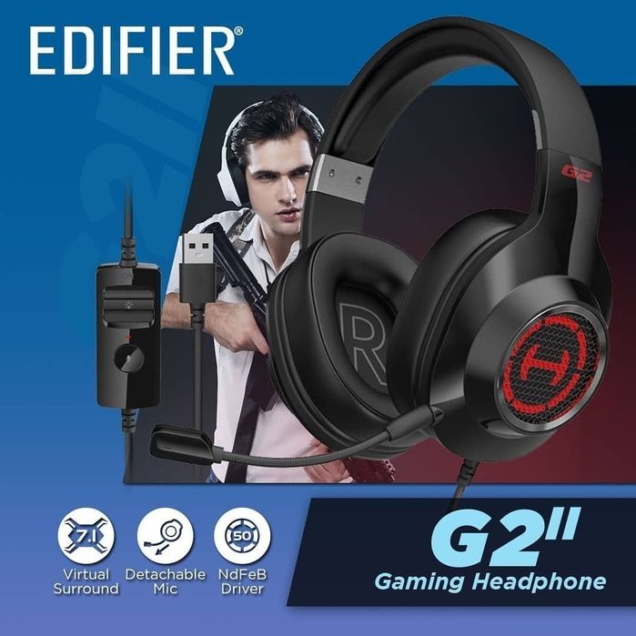 Edifier G2/2 Проводные Игровые Наушники для игр и колл центра