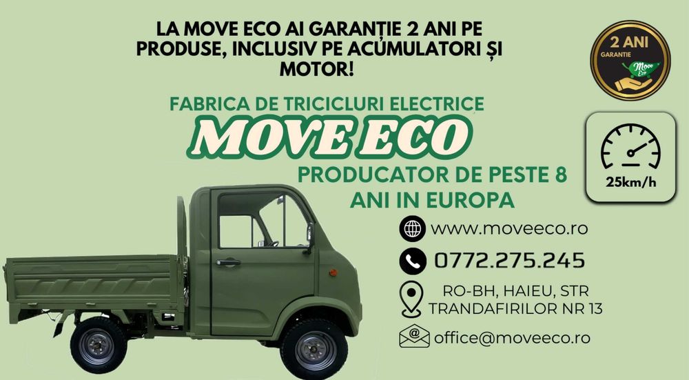 Camionetă electrică Pickup T1 Verde, Albastru, Rosu, Maro 25 km/h