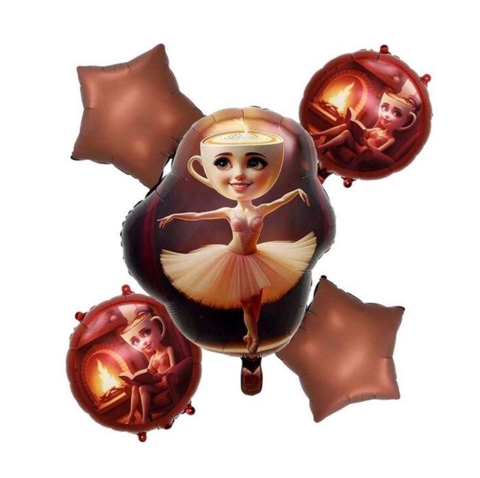 Парти сет балони Куроми,Габи Dollhouse и балерина Капучина