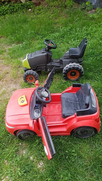 Кола детска ел 110 лв. акумулатор за смяна трактор с педали