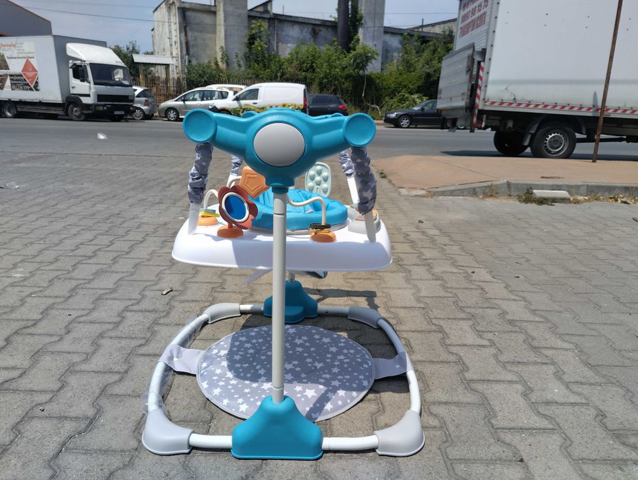 MONI Детско бънджи HOP син