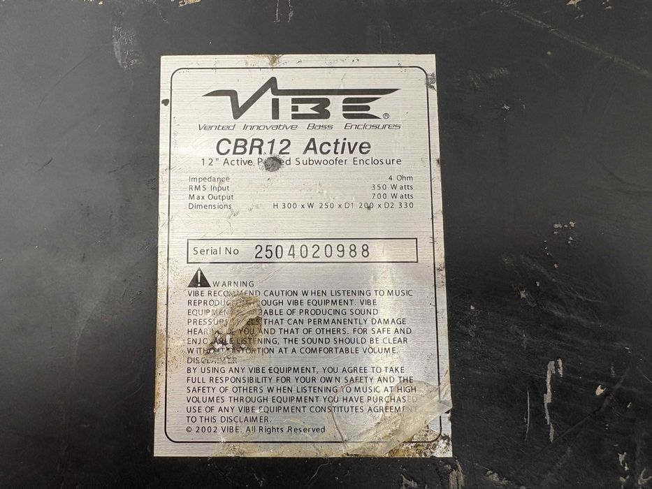 Буфер за кола - VIBE CBR12 / 700W