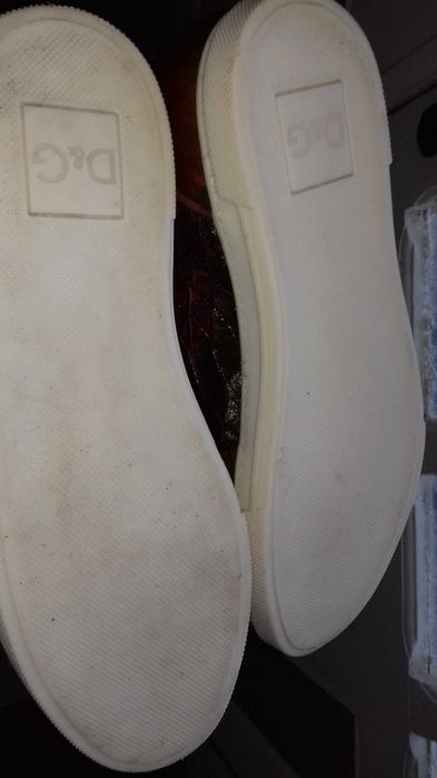 ghete adidasi D&G dolce piele șarpe lac îmblanite blana naturala 41 42