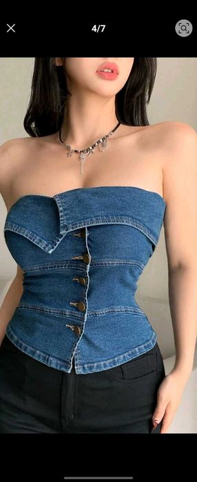 Топ Дънково Бюстие