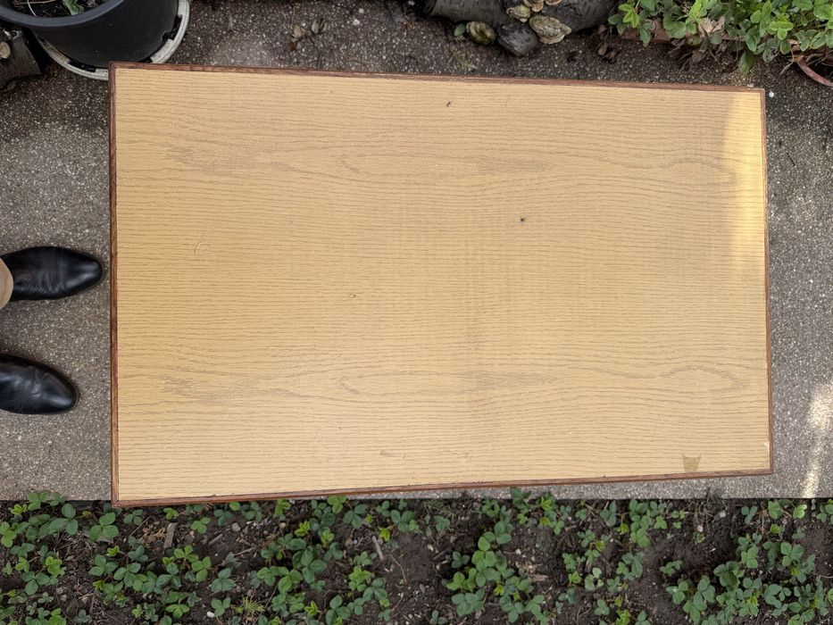 Masuta din stejar, cu blat din pal