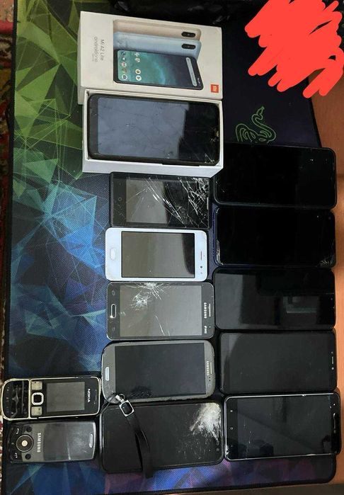 в продаже большое количество разных моделей телефонов на !ЗАПЧАСТИ!