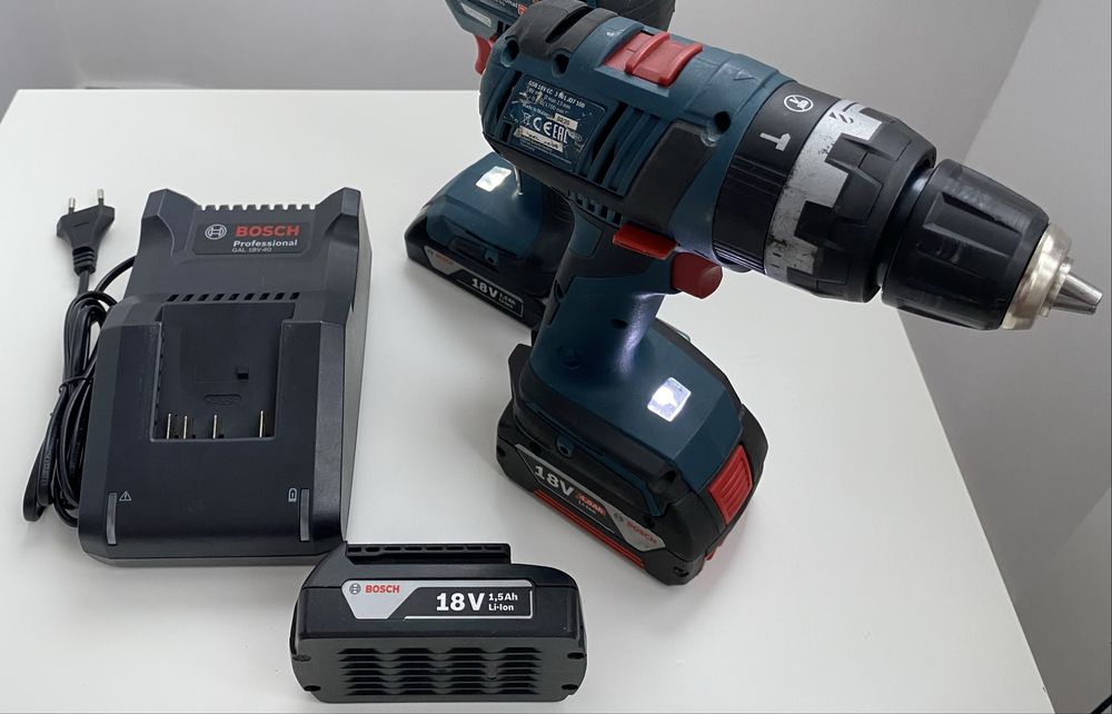 Masina de gaurit/ Autofiletanta Bosch GSB 18 V-EC